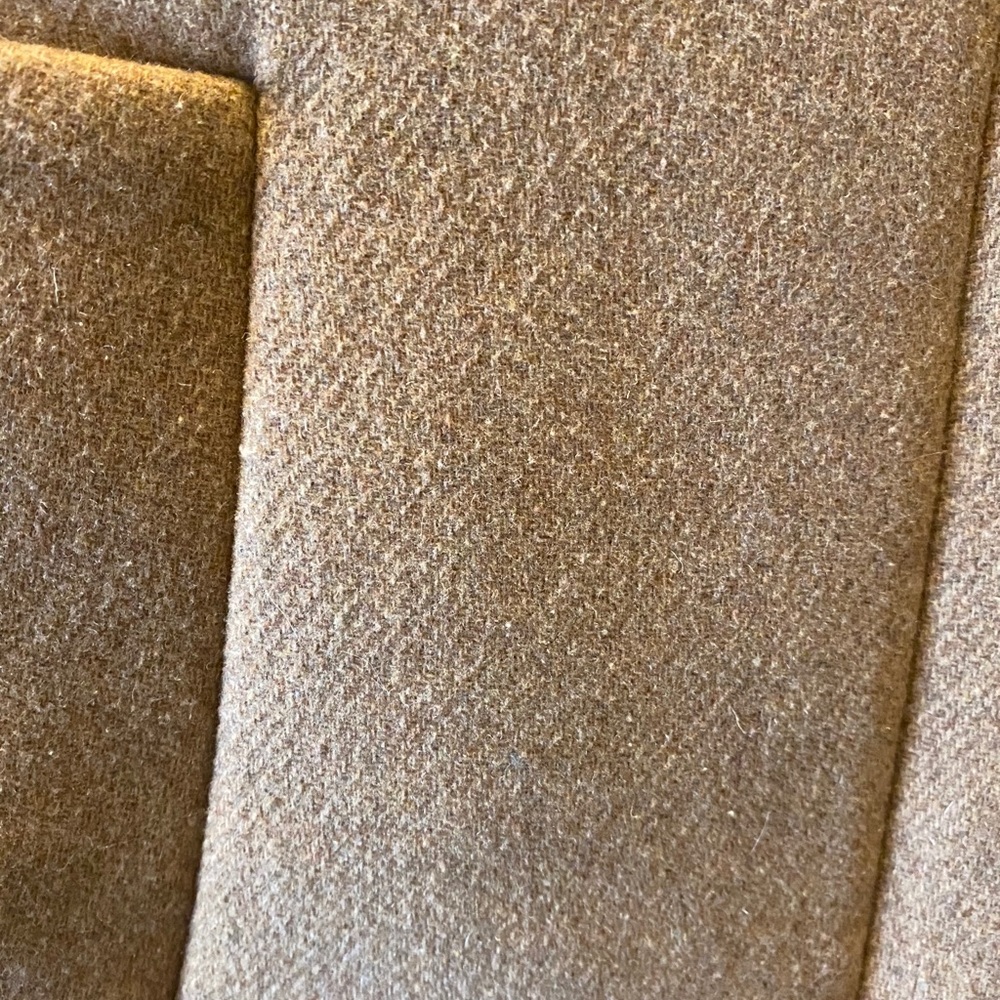 J. Crew Factory Camel Wool Blend Pea Coat - Picture 5 of 6